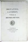 BODONI PRESS. Hampden, Robert Trevor, Viscount. Britannia, Lathmon, Villa Bromhamensis. 1792